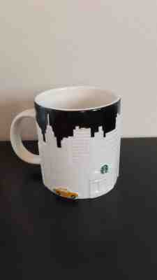 Starbucks NYC New York City Taxi Skyline Relief Coffee Mug Collector Series 2012 - Sold on eBay Oct, 19th 2019 for $21.00