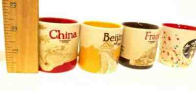 Starbucks Coffee China, Beijing, France Mini Espresso Global Icon City Mugs 3oz  - Sold on eBay Oct, 19th 2019 for $39.00