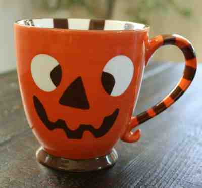 Starbucks HALLOWEEN Mug JACK O LANTERN Orange and Brown MONSTER 18-Ounces 2007 - Sold on eBay Oct, 19th 2019 for $30.00