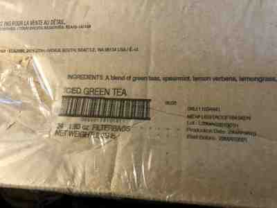 Teavana By Starbucks Iced Green Tea 24 x 1.83oz Commercial Filterbags 2.75lb - Sold on eBay Oct, 19th 2019 for $36.99
