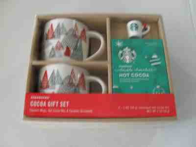 New Starbucks 2 Large Coffee Cups Hot Cocoa Gift Set Holiday Boxed Cup Ornament - Sold on eBay Oct, 19th 2019 for $23.95