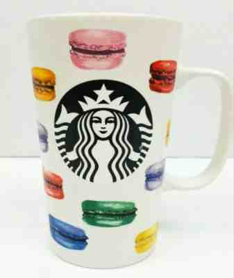 Starbucks French Macarons Tall Mug Coffee Cup 2015 Dot Collection 16 Fl Oz - Sold on eBay Oct, 19th 2019 for $31.96