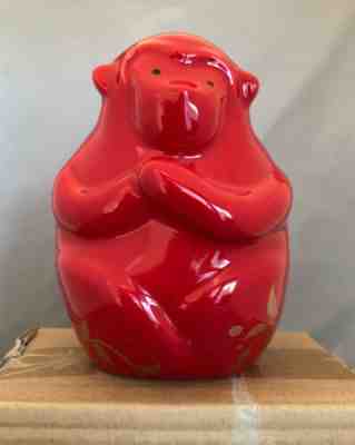 Starbucks Lunar Monkey ???? Ceramic Coin Bank 2016 NWT! Box ???? - Sold on eBay Oct, 19th 2019 for $45.00