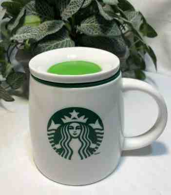 Starbucks 2011 White Ceramic Coffee Travel Mug/Ceramic Ceramic Lid Silicon Lid   - Sold on eBay Oct, 19th 2019 for $20.00