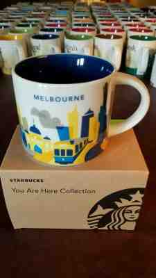 rare mugs Starbucks MELBOURNE You Are Here (YAH) 14 oz mug with SKU tag - Sold on eBay Oct, 19th 2019 for $48.95