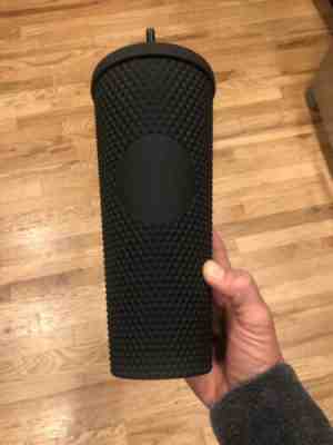 Fall 2019 Starbucks Matte Black Spiked Studded Tumbler Cold Cup Limited Edition - Sold on eBay Oct, 19th 2019 for $55.00
