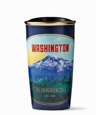 NEW Starbucks SEATTLE Washington State Double Wall Traveler 12 Fl Oz  - Sold on eBay Oct, 19th 2019 for $49.99