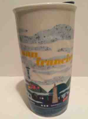 Starbucks SAN FRANCISCO Ceramic Tumbler Travel Cup 10 Oz NWT - Sold on eBay Oct, 19th 2019 for $29.99