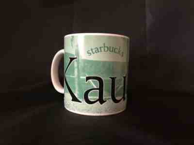Starbucks 2007 KAUAI Coffee Mug City Collector Series White Green 20 oz Hawaii  - Sold on eBay Oct, 19th 2019 for $22.00