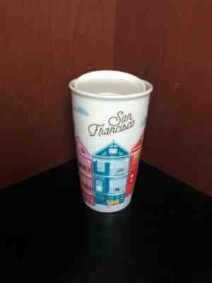 Brand New Starbucks San Francisco Mug Painted Cute Dogs Double Wall Tumbler - Sold on eBay Oct, 19th 2019 for $39.99