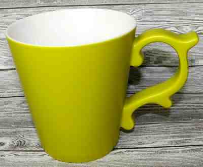 # STARBUCKS TAZO TEA ROCOCO COFFEE MUG CUP ~ YELLOW ~ 2012 ~ EUC HTF - Sold on eBay Oct, 19th 2019 for $17.99