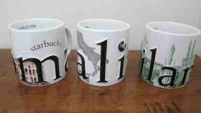 STARBUCKS Italian Edition II 2002 BARISTA La Dolce Vita Collector MUGS~Lot of 3 - Sold on eBay Oct, 19th 2019 for $59.99
