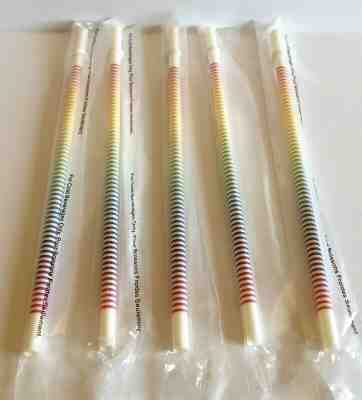 5 Starbucks Reusable Rainbow Stripe Eco Straws Venti Sealed Pride - Sold on eBay Oct, 19th 2019 for $19.48