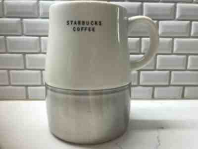 2004 STARBUCKS Coffee Stainless Steel Bottom Travel Mug Cup 14 oz Rubber Bottom - Sold on eBay Oct, 19th 2019 for $22.99