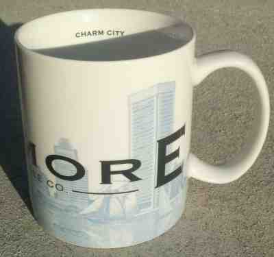 Starbucks 2002 Barista Skyline Series One Mug, Baltimore (Charm City) 18 Oz - Sold on eBay Oct, 19th 2019 for $17.99
