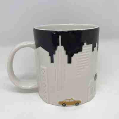 Starbucks New York City 2012 Embossed 16 oz Coffee Mug Collector’s Series White - Sold on eBay Oct, 19th 2019 for $15.99