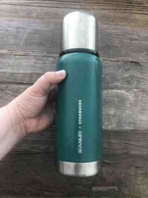 Starbucks Stanley Stainless Steel Thermos Thermal Travel Bottle 17 Oz. - Sold on eBay Oct, 19th 2019 for $30.00