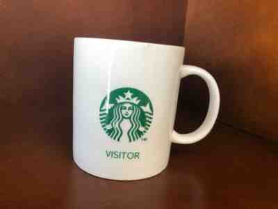 Starbucks Visitor White Green Logo Mug 12 oz 2013 Coffee Cup - Sold on eBay Oct, 19th 2019 for $19.95