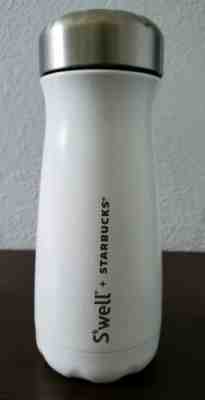NEW S’well Swell  TRAVELLER 16oz Water Bottle White Starbucks - Sold on eBay Oct, 19th 2019 for $21.60
