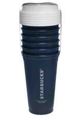 Starbucks Reusable To Go Travel Cup Navy Blue Tumbler 16 oz - 5 Pack  NEW - Sold on eBay Oct, 19th 2019 for $18.50