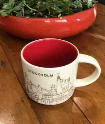 Starbucks mug Stockholm Christmass 2017, Gold You Are Here  - Sold on eBay Oct, 18th 2019 for $48.00