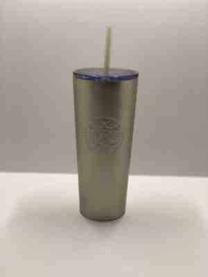 Starbucks Gold Glitter Stainless Steel Cold Cup 16-Grande Oz 2018. NWT! - Sold on eBay Oct, 18th 2019 for $15.99