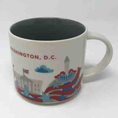 Starbucks Coffee Mug You Are Here YAH Collectible Cup Washington DC Cherry  - Sold on eBay Oct, 18th 2019 for $24.88