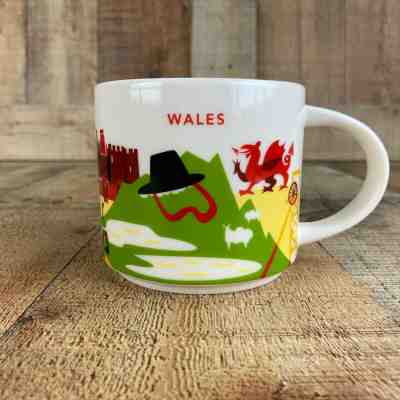 Starbucks WALES Mug You Are Here Collection YAH - Sold on eBay Oct, 18th 2019 for $34.99