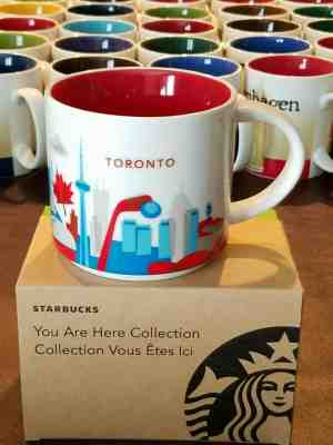 rare mugs Starbucks TORONTO You Are Here (YAH) 14 oz mug w/SKU - Sold on eBay Oct, 18th 2019 for $18.95