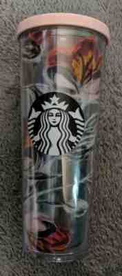 Starbucks Peonies Florals Acrylic Cold Cup 24 Oz '19 Spring Collections No Straw - Sold on eBay Oct, 18th 2019 for $34.99