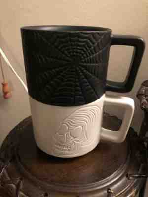 Halloween 2019 Starbucks Mug Set White Skull/Black Spiderweb  - Sold on eBay Oct, 18th 2019 for $29.99