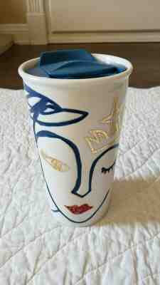 Starbucks 2016 Siren Swarovski Crystal Red Lips Anniversary Ceramic Tumbler Cup - Sold on eBay Oct, 18th 2019 for $15.95