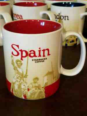 rare mugs Starbucks 2011 SPAIN Global City Icon Collector Series 16 oz with SKU - Sold on eBay Oct, 18th 2019 for $32.00