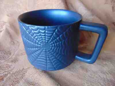 One new STARBUCKS HALLOWEEN MUG Black with Indented WEB. 12 oz - Sold on eBay Oct, 18th 2019 for $15.00