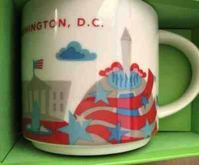 Starbucks You are Here Mug Washington D.C DC 14 oz NEW NIB - Sold on eBay Oct, 18th 2019 for $15.99