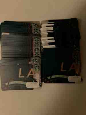 100 X Starbucks Card Los Angeles Lot!SALE!!Brand New! - Sold on eBay Oct, 18th 2019 for $17.99