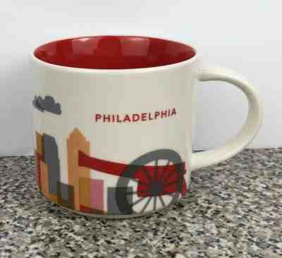 Starbucks 2016 Philadelphia You Are Here Mug YAH 14 oz Coffee Cup  - Sold on eBay Oct, 18th 2019 for $15.26