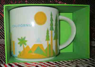 NEW Starbucks14 fl oz California Coffee Mug You Are Here  Series 2012  - Sold on eBay Oct, 18th 2019 for $25.00
