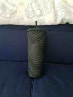 Fall 2019 Starbucks Matte Black Spiked Studded Tumbler Cold Cup Limited Edition - Sold on eBay Oct, 18th 2019 for $46.00