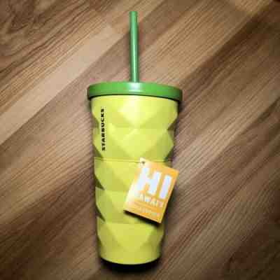 Starbucks Pineapple Coffee Tumbler Metal Hawaii Exclusive Grande 16 Oz NWT 2016 - Sold on eBay Oct, 18th 2019 for $41.00
