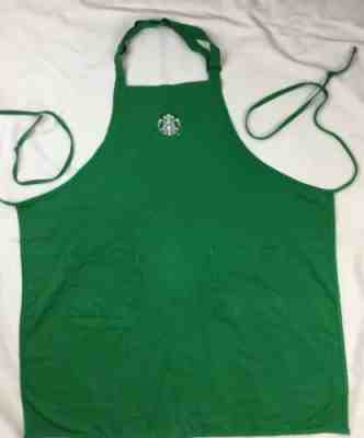 Starbucks Coffee Barista Green Apron Authentic Pre Owned - Sold on eBay Oct, 18th 2019 for $19.99