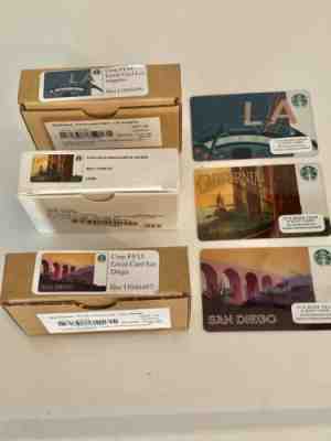 75 X Starbucks Card (3 Boxes)San Diego 2014,California 15,LA 2015 LOT!Brand New! - Sold on eBay Oct, 18th 2019 for $22.99