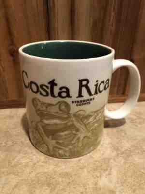 Starbucks Mug Global Icon 16oz COSTA RICA Green Frog - Sold on eBay Oct, 18th 2019 for $41.00