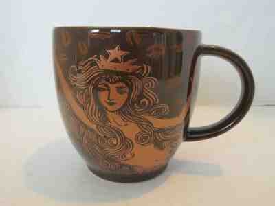STARBUCKS 2013 ANNIVERSARY BLEND MERMAID SIREN COFFEE MUG CUP 12OZ COPPER BROWN - Sold on eBay Oct, 18th 2019 for $39.99