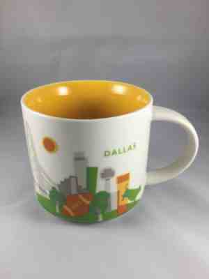 Starbucks Dallas Texas YAH You Are Here Collection Ceramic Coffee Mug 14 Oz 2015 - Sold on eBay Oct, 18th 2019 for $16.00