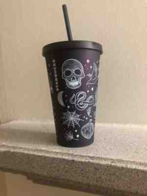 2019 Starbucks Halloween Skull Tumbler 16oz Purplish Black Hard to find! - Sold on eBay Oct, 18th 2019 for $37.00
