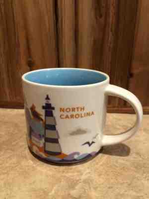 Starbucks Mug You Are Here NORTH CAROLINA 14 Oz - Sold on eBay Oct, 18th 2019 for $16.50