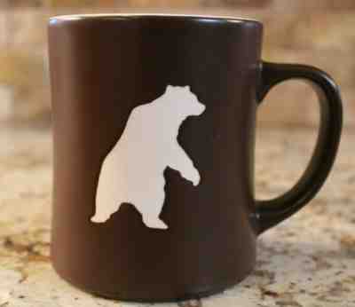 STARBUCKS 2010 Organic Yukon Blend BROWN/White BEAR Embossed Coffee Mug - 16 oz - Sold on eBay Oct, 18th 2019 for $26.99