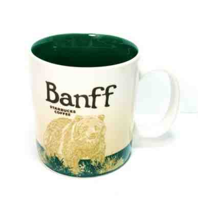 Starbucks Banff Alberta Canada 2012 Global Icon Grizzly Bear 16 oz Coffee Mug  - Sold on eBay Oct, 18th 2019 for $69.99