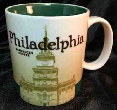 Starbucks Global Icon Coffee Mug Collector Series - PHILADELPHIA 100% Authentic - Sold on eBay Oct, 18th 2019 for $24.25